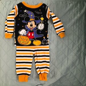 Disney Halloween Mickey Mouse Outfit Pajamas 9 months